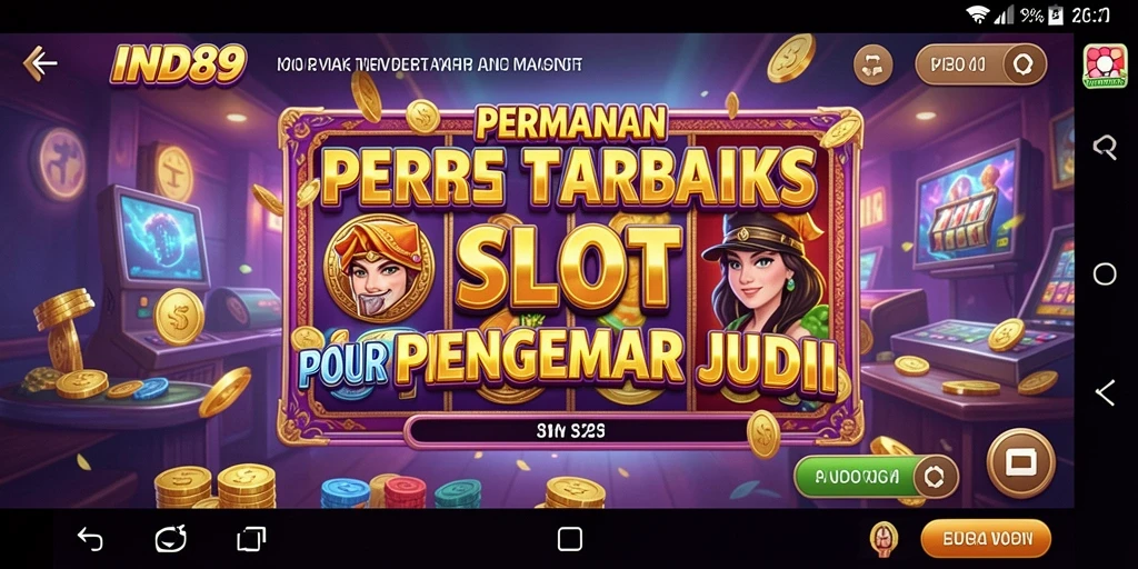 Tampilan utama gameplay Slot IND89 yang menarik dan interaktif.