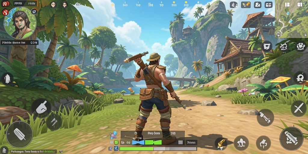 Tampilan fantastis gameplay PPV99 dengan lingkungan yang luas dan beragam.